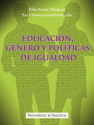 cover image of Educación, género y políticas de igualdad
